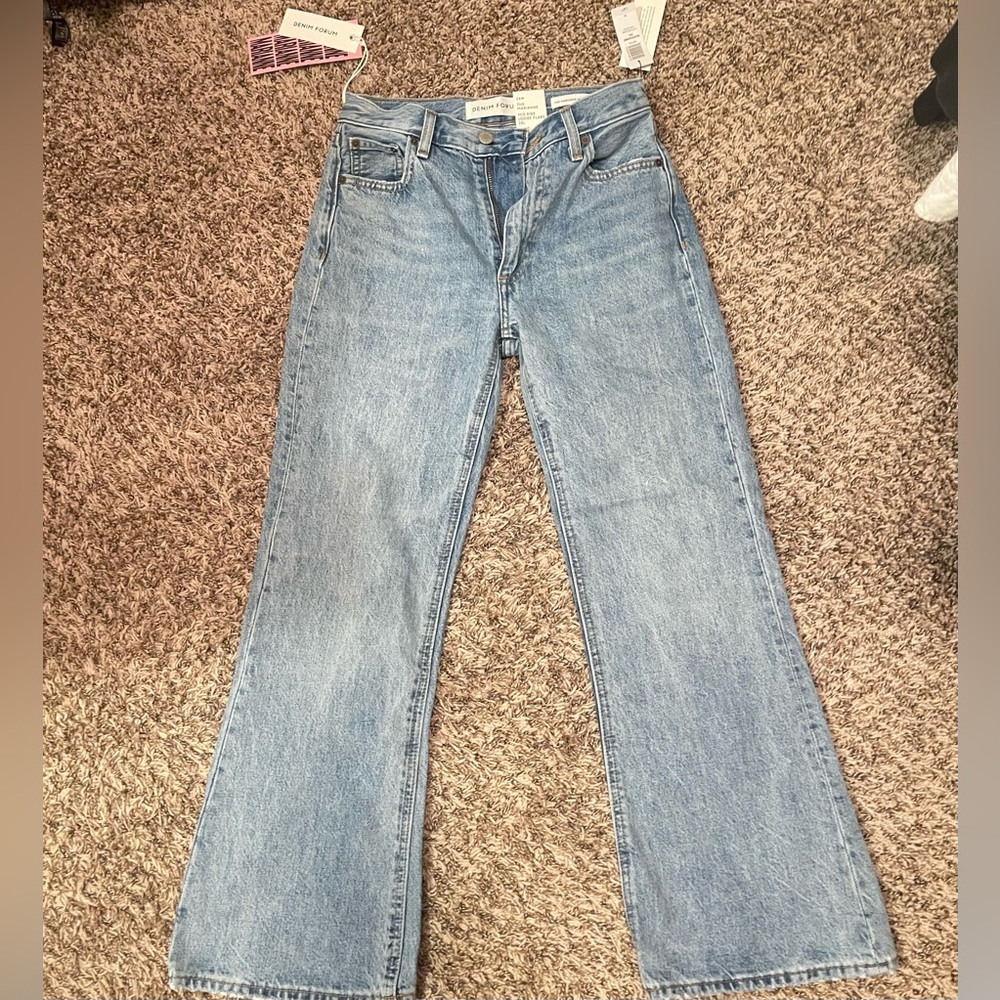 ARITZIA 24W The Marianne Mid rise loose flare 28L